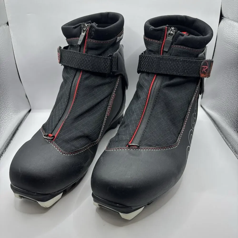 Rossignol X5 OT Cross Country Ski Boots Size 43 Black NNN Nordic Touring Mens 10